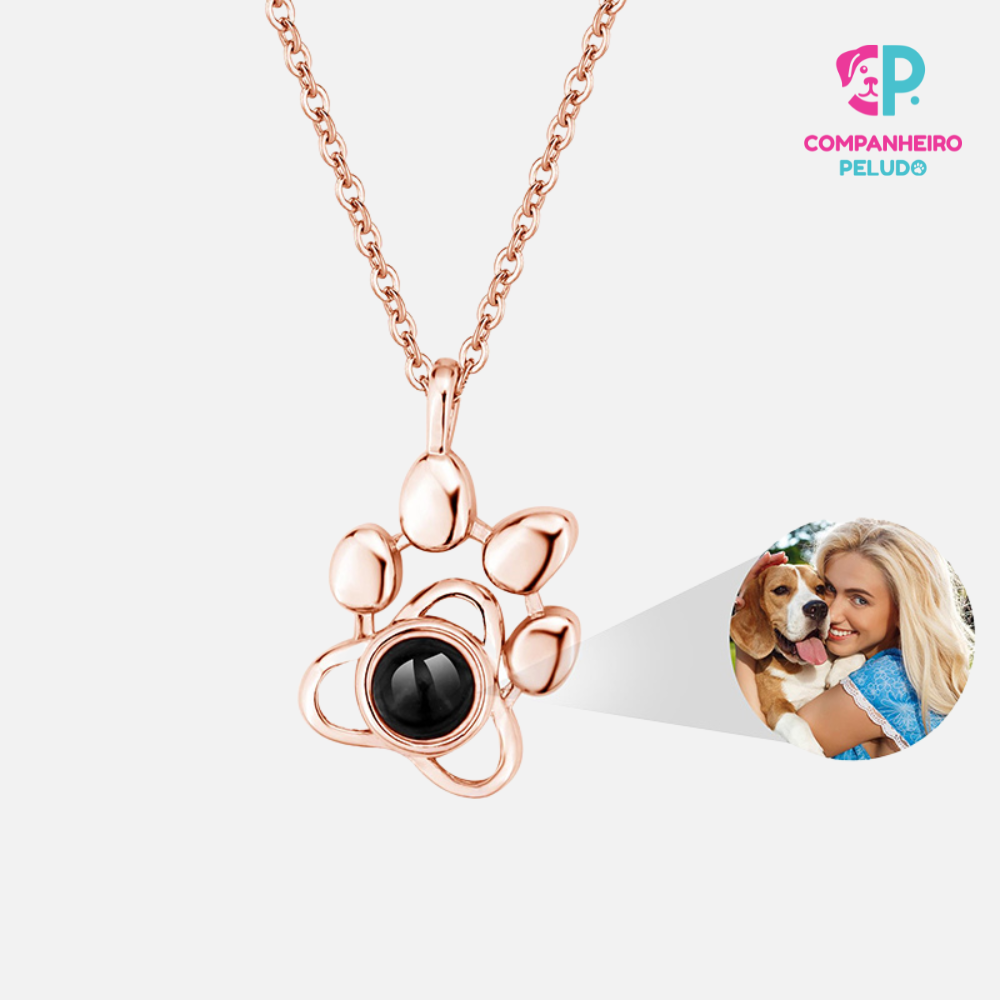 Set De Collar Y Pulsera Personalizados Con Huella Y Foto De Tu Mascota