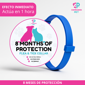 Special Offer: Buy 1 Flea & Tick Collar, Get 2 – Up to 8 Months of Protection – Adjustable for Dogs & Cats – 70cm